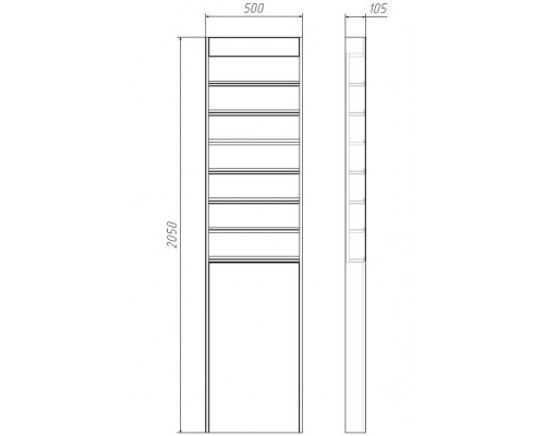 Маникюрный стеллаж Tower eco